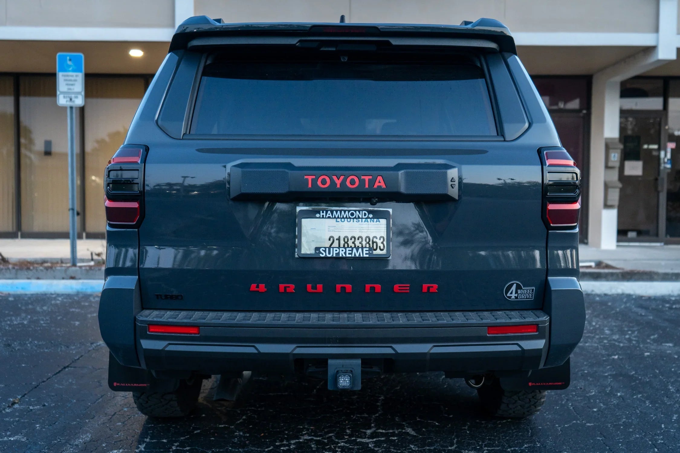 Tail Light Turn Signal and Reverse Overlays - 2025+ 4Runner StickerFab