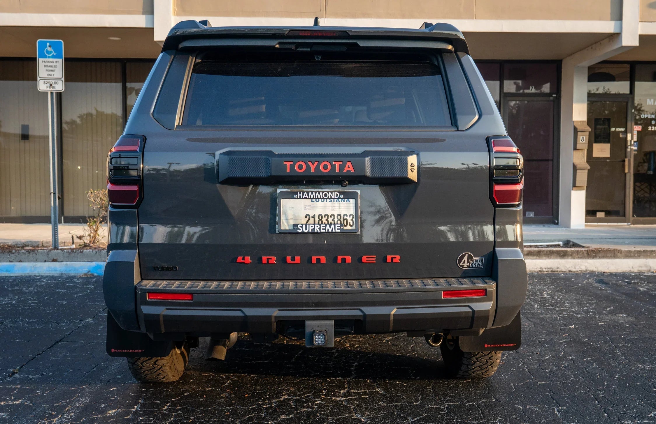 Tail Light Turn Signal and Reverse Overlays - 2025+ 4Runner StickerFab