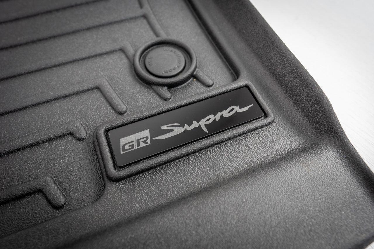 GR Supra Emblem Inserts for Weathertech Floor Mats (Single) - 2020+ Supra StickerFab