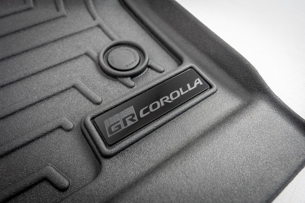 GR Corolla Emblem Inserts for Weathertech Floor Mats (Single) - 2023+ GR Corolla StickerFab