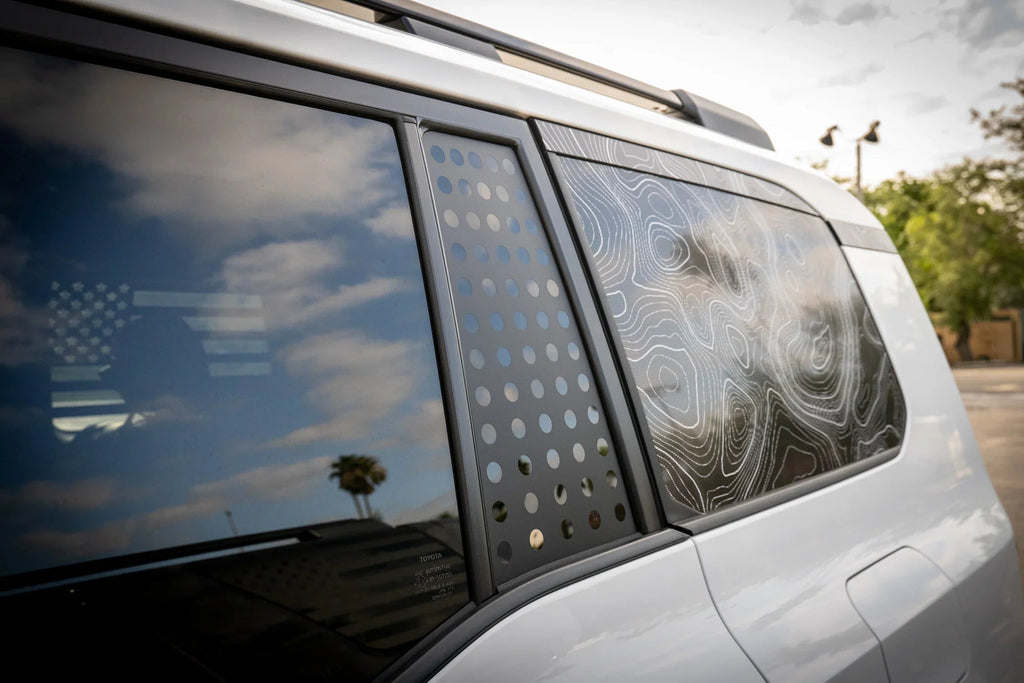 Vent Window Overlay with Holes - 2024+ Land Cruiser / GX 550 StickerFab