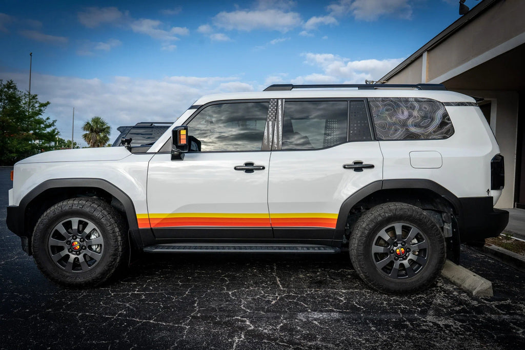 Vent Window Overlay with Holes - 2024+ Land Cruiser / GX 550 StickerFab