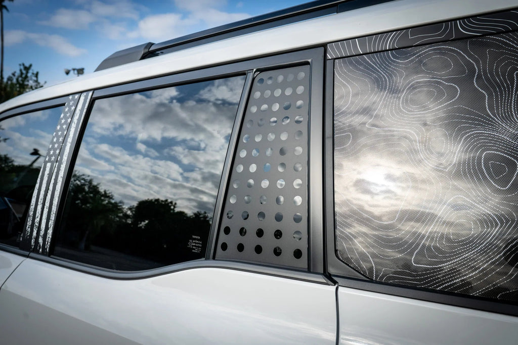 Vent Window Overlay with Holes - 2024+ Land Cruiser / GX 550 StickerFab