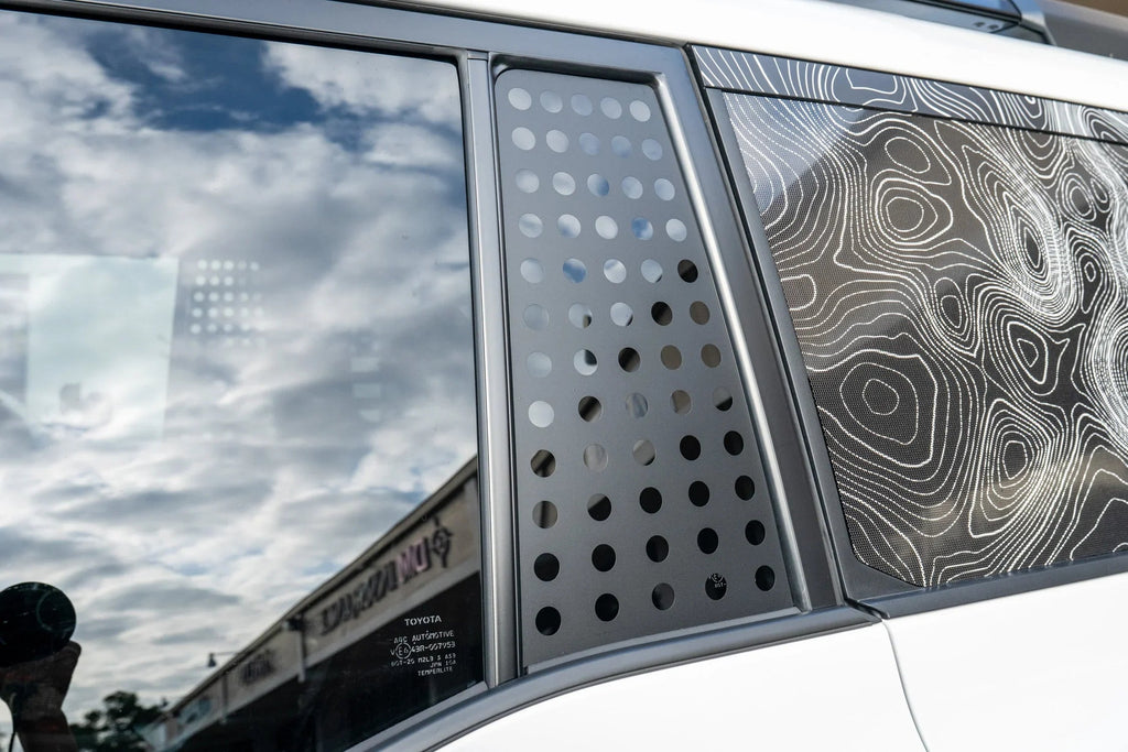 Vent Window Overlay with Holes - 2024+ Land Cruiser / GX 550 StickerFab
