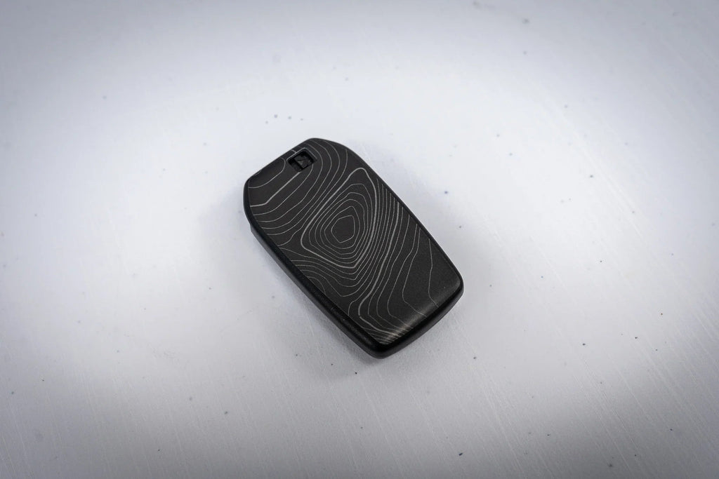 Topographic Key Fob Overlays - 2024+ Tacoma / 2025+ 4Runner StickerFab
