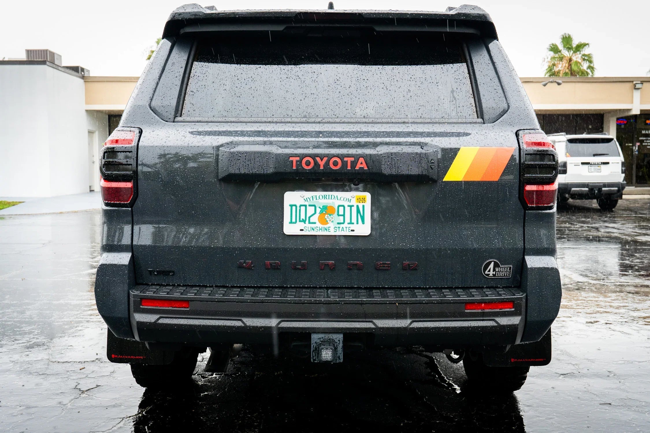 4RUNNER Topographic Rear Liftgate Emblem Overlays - 2025+ 4Runner StickerFab