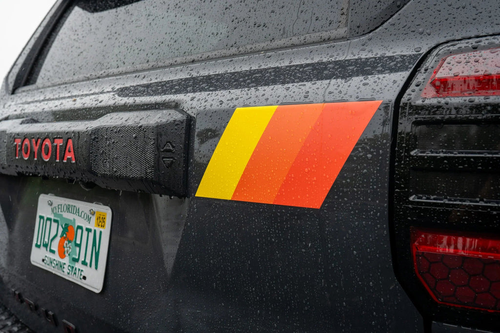 Heritage Retro TRD Style Liftgate Stripes - 2025+ 4Runner StickerFab