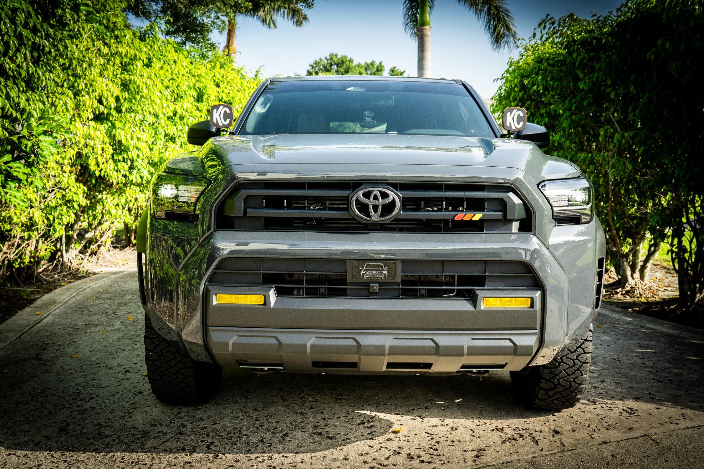 Front OEM Cover Topographic Overlays - *2024+ Tacoma / *2025+ 4Runner StickerFab
