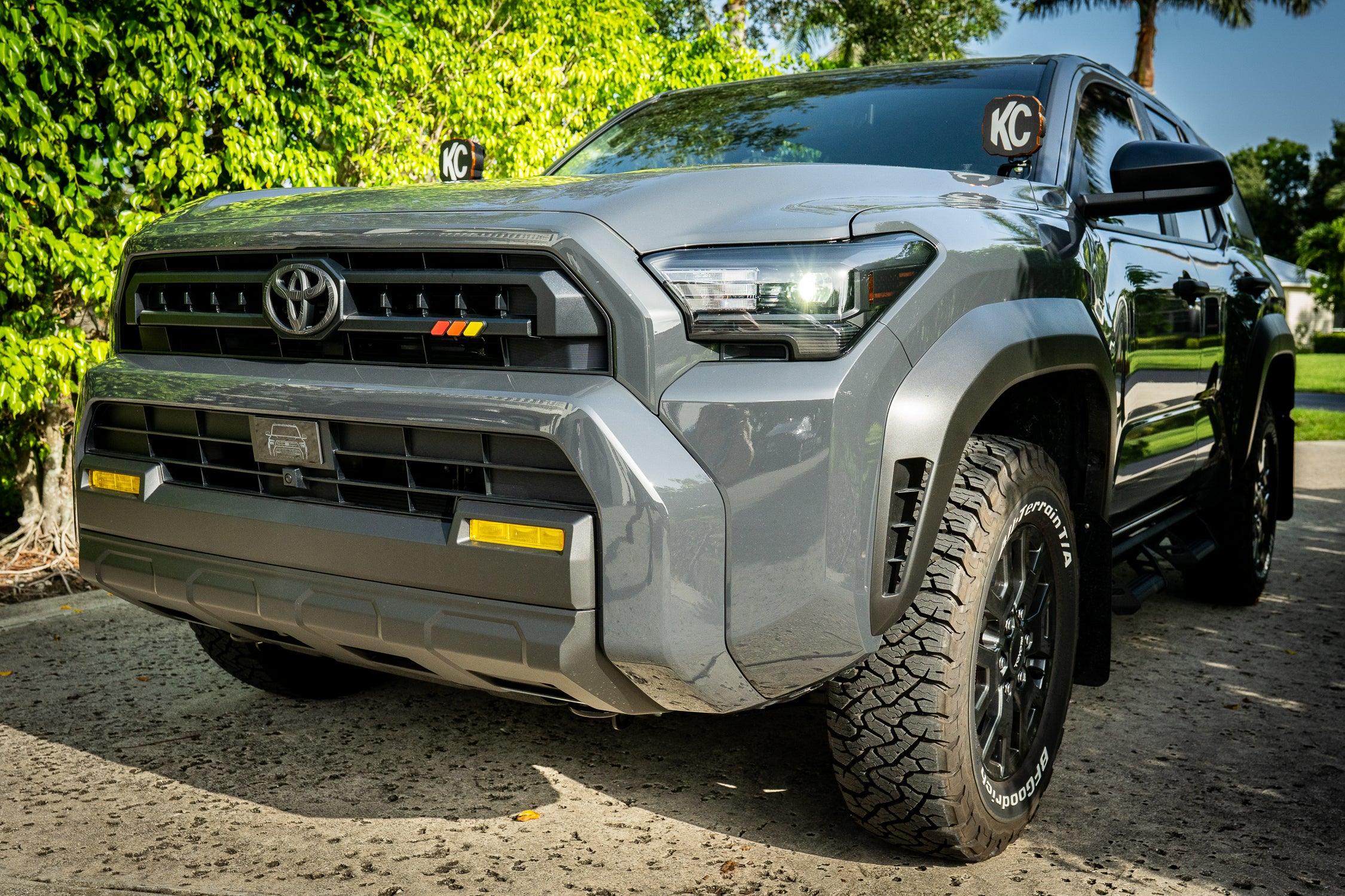 Front OEM Cover Topographic Overlays - *2024+ Tacoma / *2025+ 4Runner StickerFab