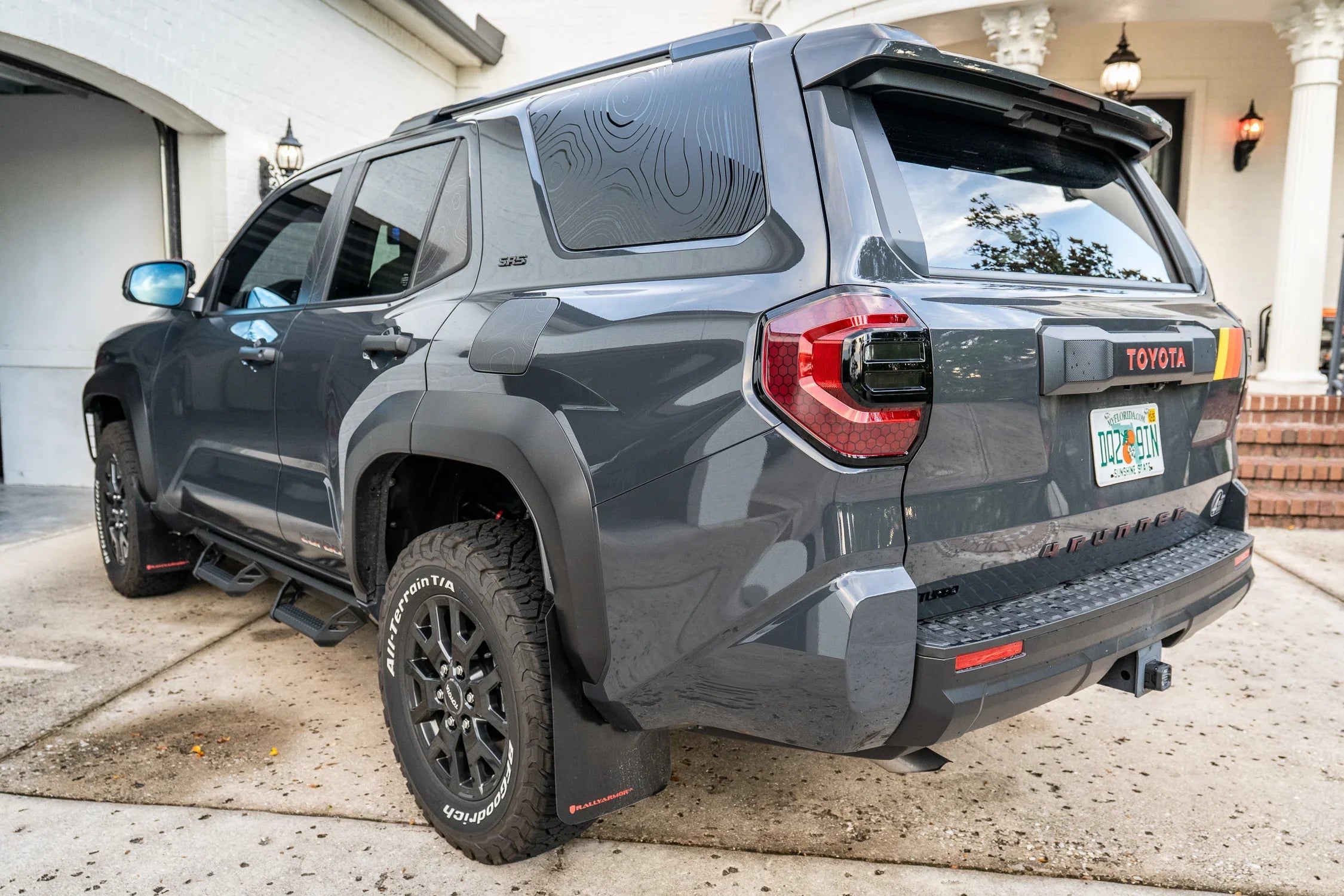 Topographic Rear Window Overlay V2 - 2025+ 4Runner StickerFab
