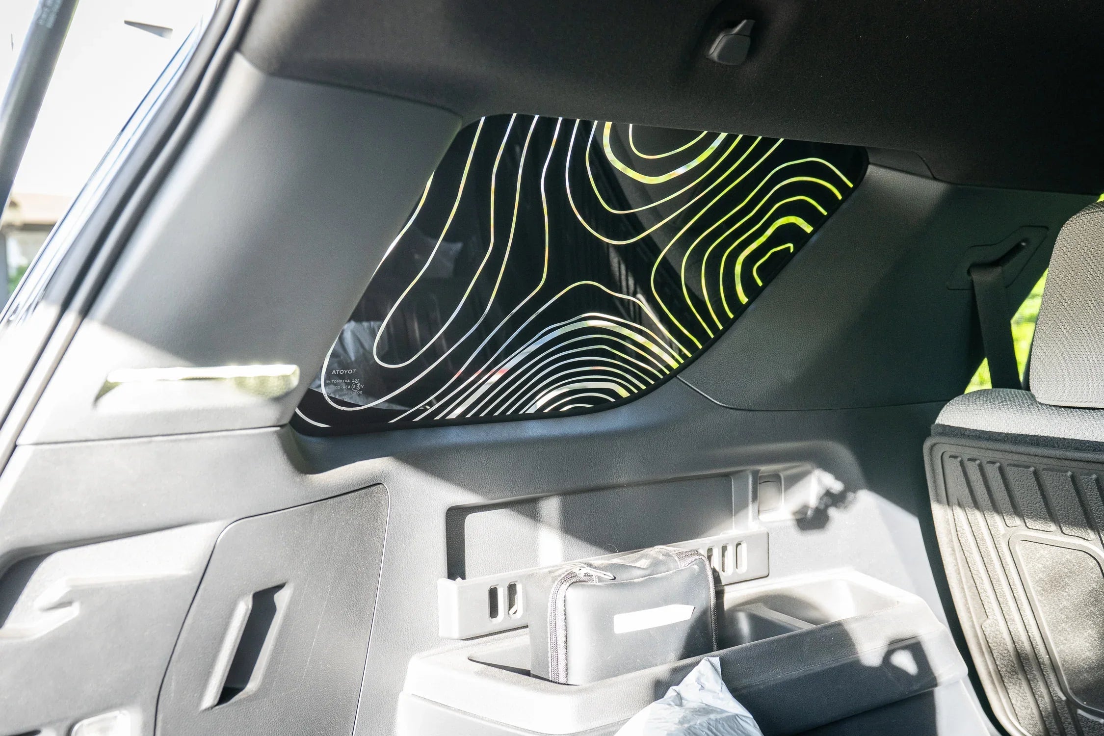 Topographic Rear Window Overlay V2 - 2025+ 4Runner StickerFab