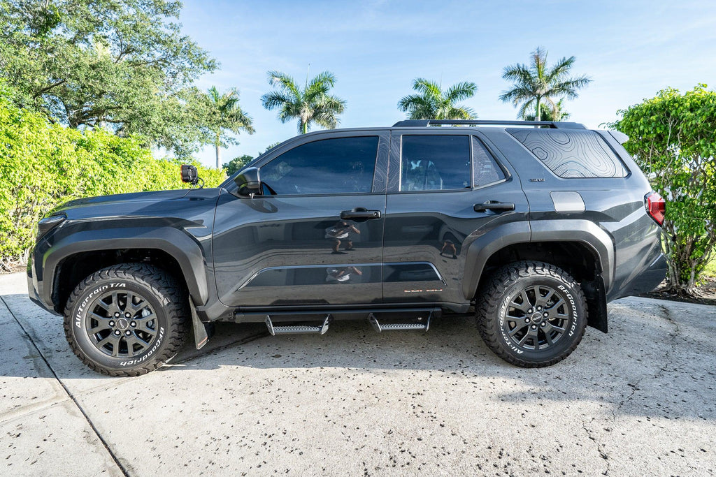 Topographic Rear Window Overlay V2 - 2025+ 4Runner StickerFab