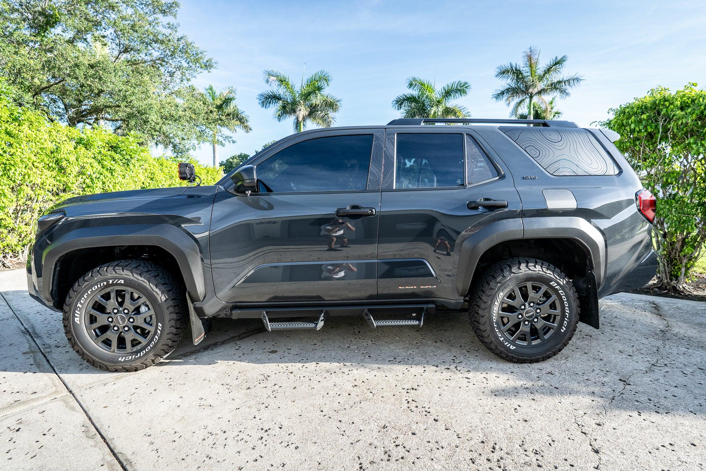 Topographic Rear Window Overlay V2 - 2025+ 4Runner StickerFab