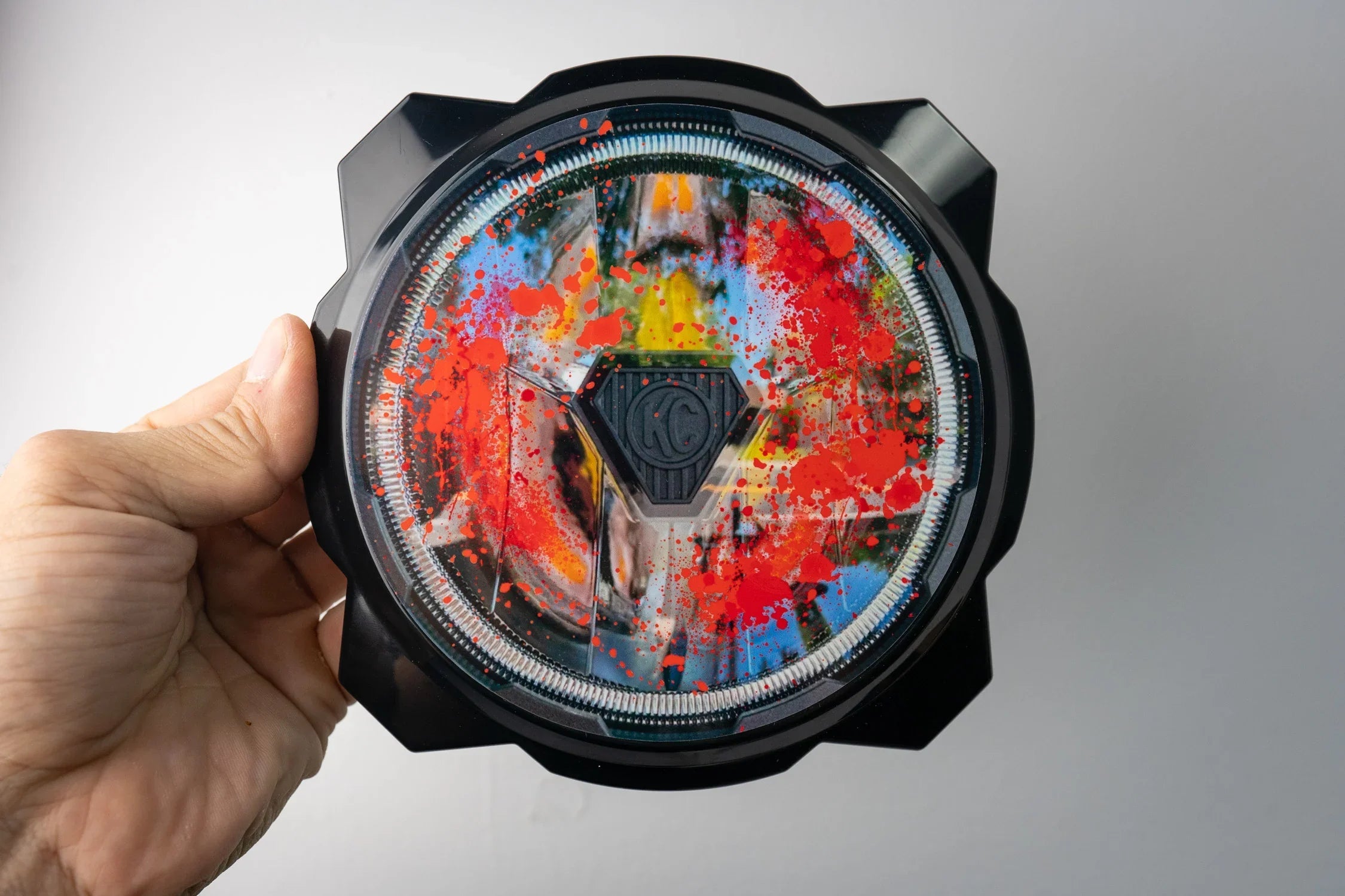 KC HiLITES Era 4 ROUND Series Light Cover Overlays - Universal StickerFab