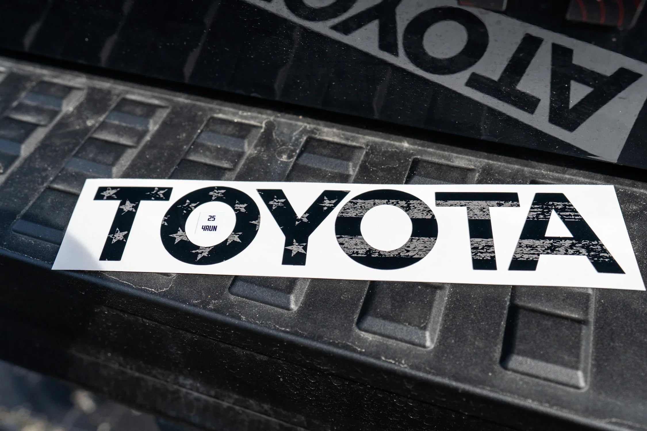 TOYOTA Freedom Series Rear Hatch Liftgate Emblem Inlays - 2025+ 4Runner StickerFab
