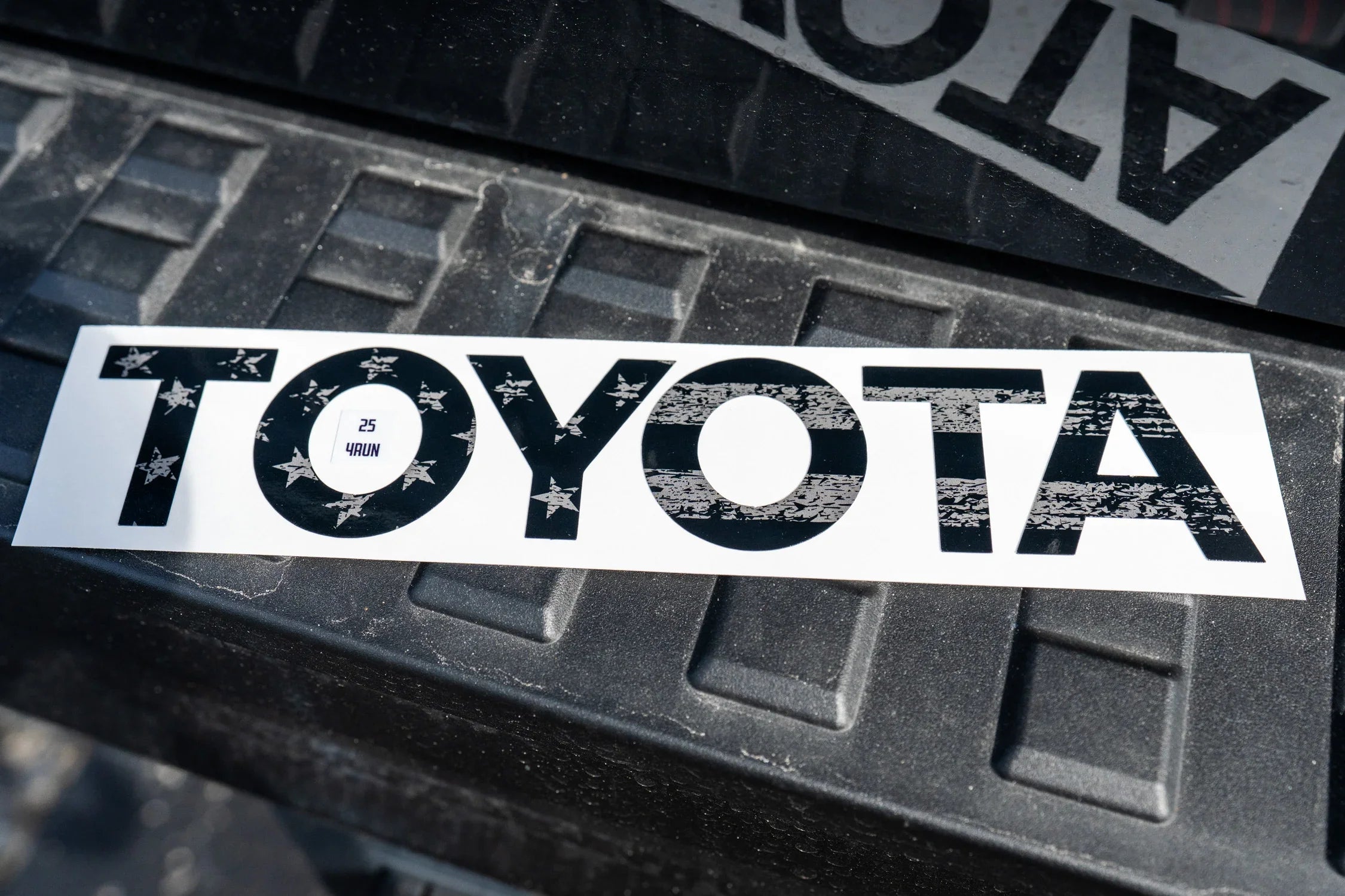 TOYOTA Freedom Series Rear Hatch Liftgate Emblem Inlays - 2025+ 4Runner StickerFab