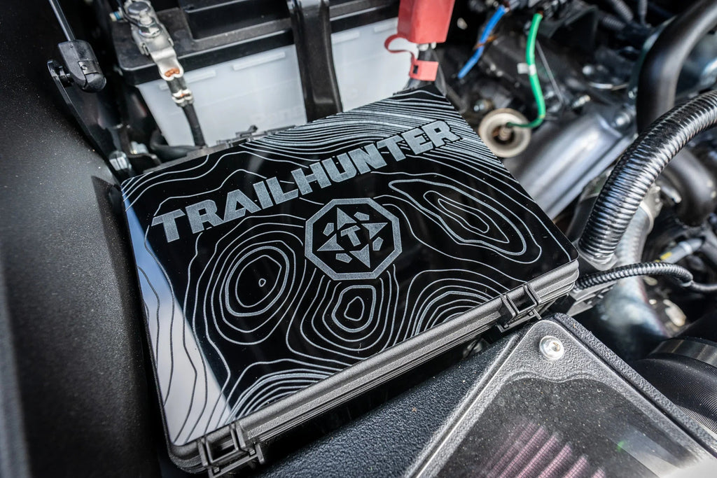 Trailhunter Special Edition Fuse Box Acrylic Plates - *2024+ Tacoma / 2025+ 4Runner StickerFab