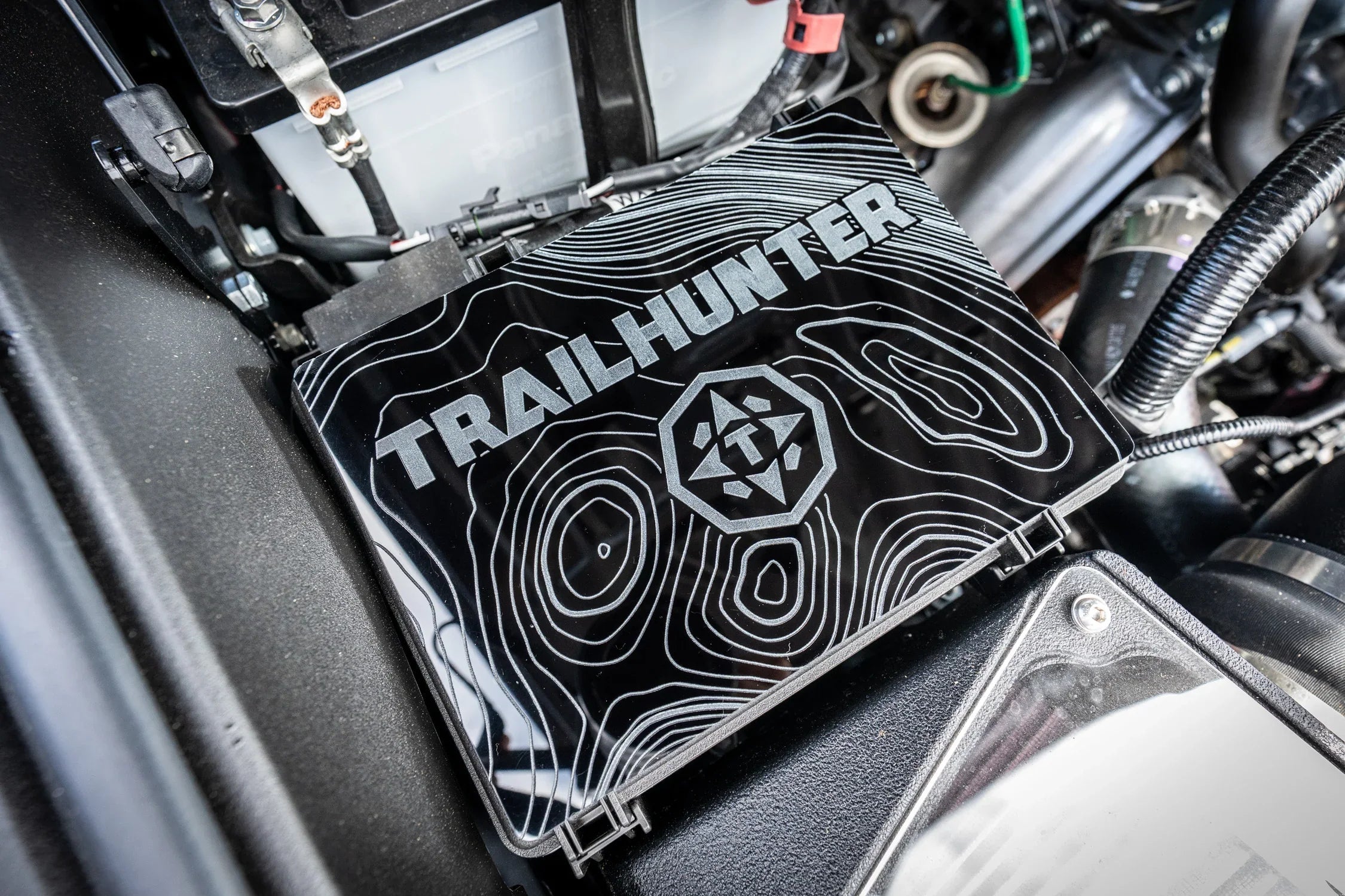 Trailhunter Special Edition Fuse Box Acrylic Plates - *2024+ Tacoma / 2025+ 4Runner StickerFab