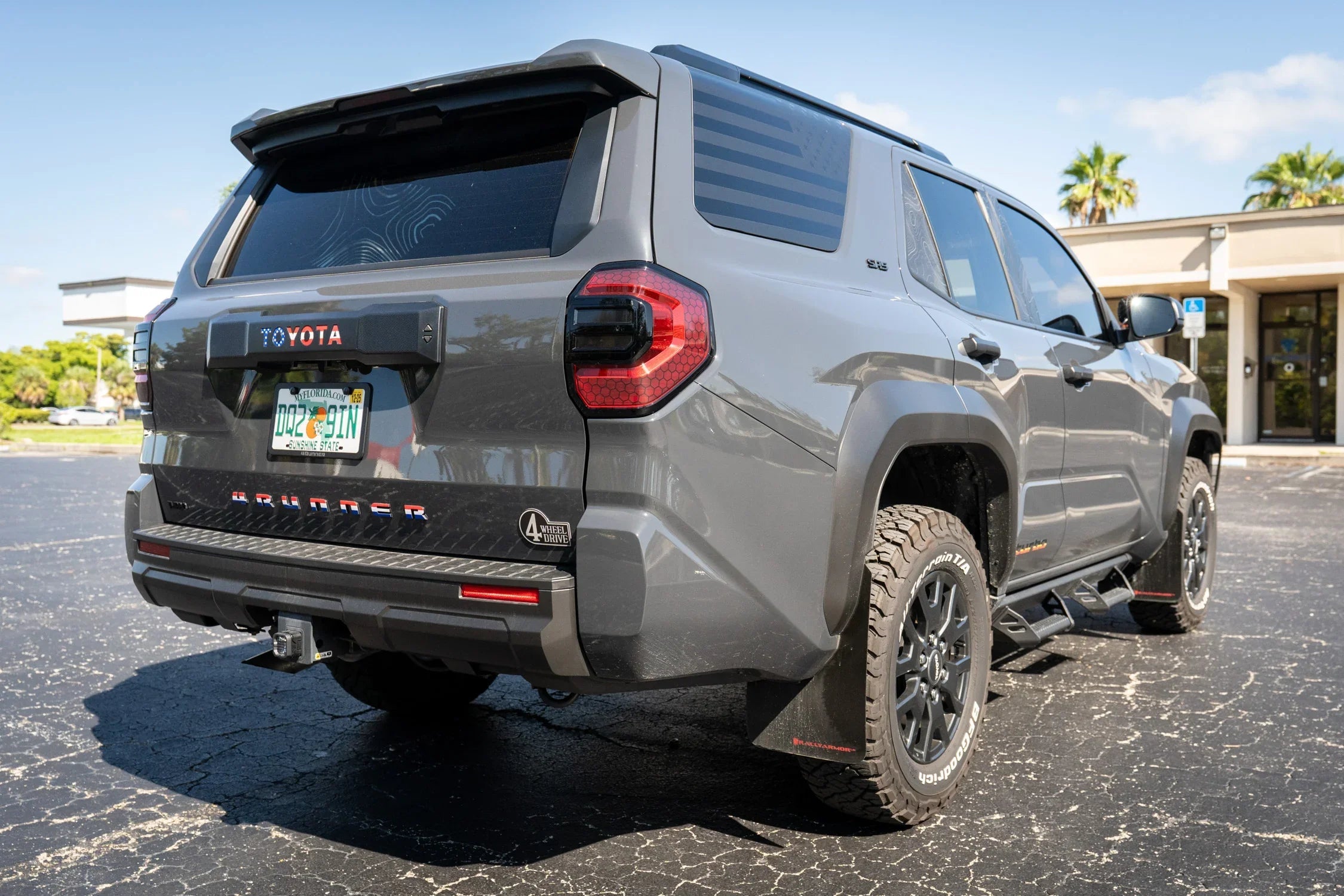 4RUNNER Rear Hatch Liftgate Emblem Overlays - 2025+ 4Runner StickerFab