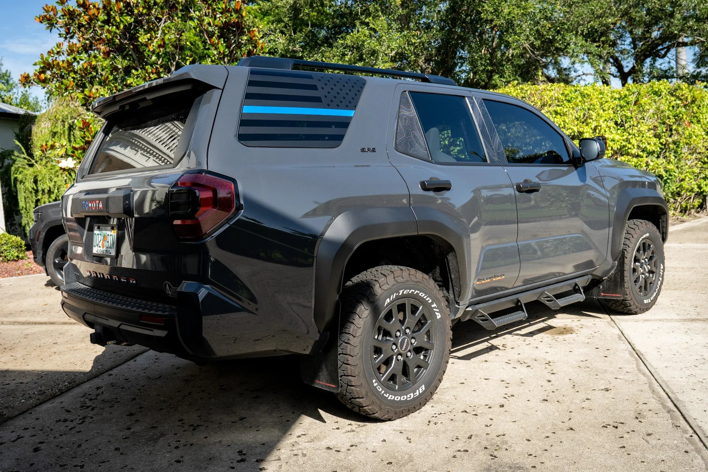 American Flag Rear Window Overlays - 2025+ 4Runner StickerFab