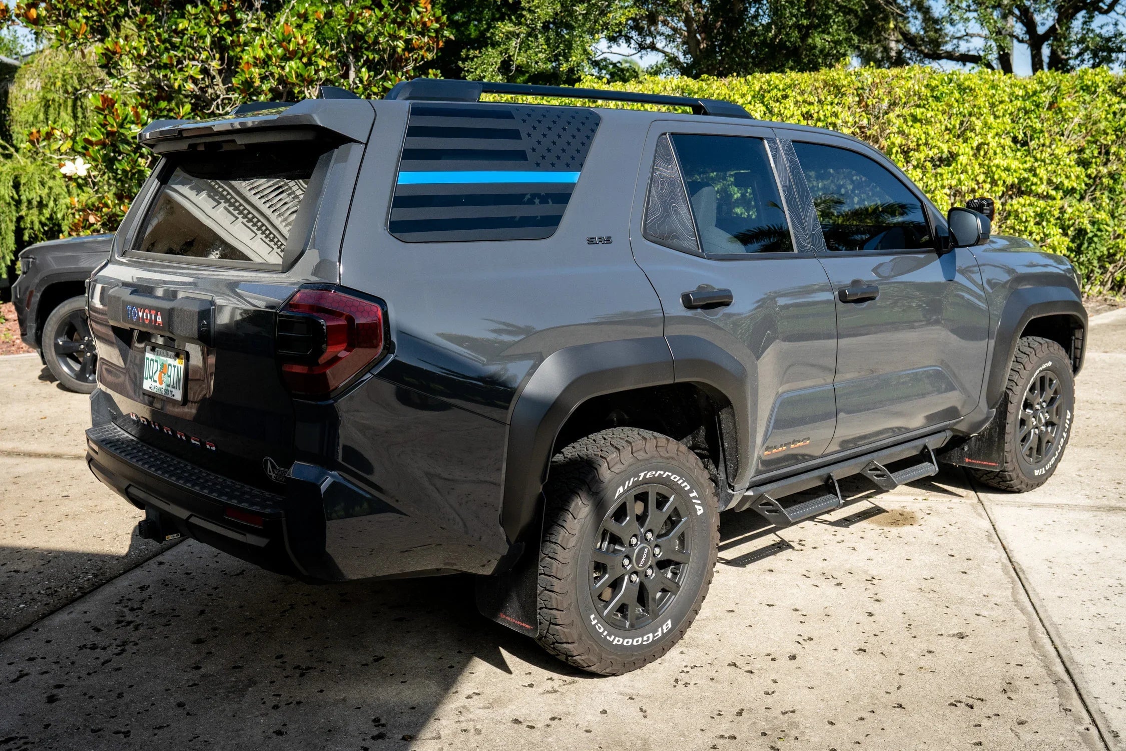 American Flag Rear Window Overlays - 2025+ 4Runner StickerFab