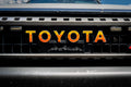 TOYOTA Simple Front Grille Emblem Overlays - 2024+ Land Cruiser StickerFab