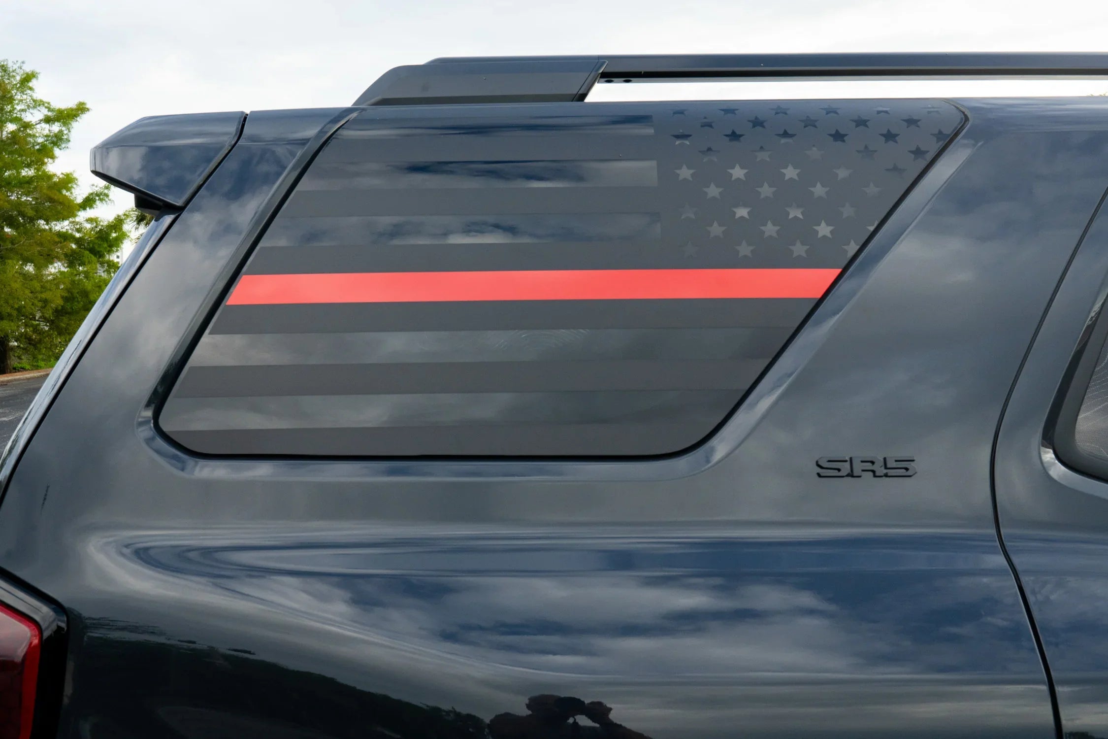 American Flag Rear Window Overlays - 2025+ 4Runner StickerFab