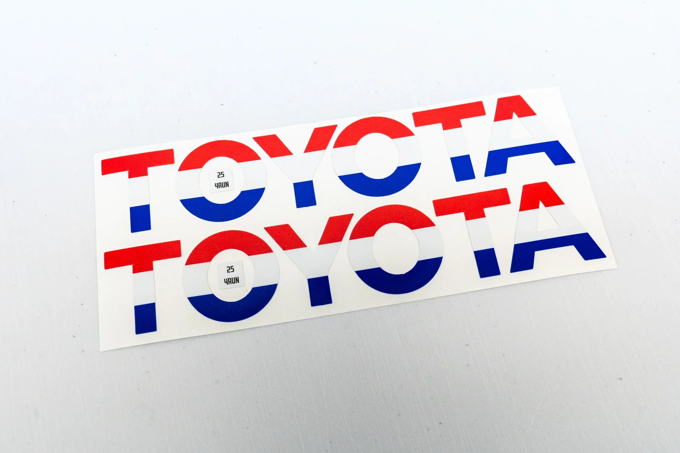 TOYOTA Freedom Series Rear Hatch Liftgate Emblem Inlays - 2025+ 4Runner StickerFab