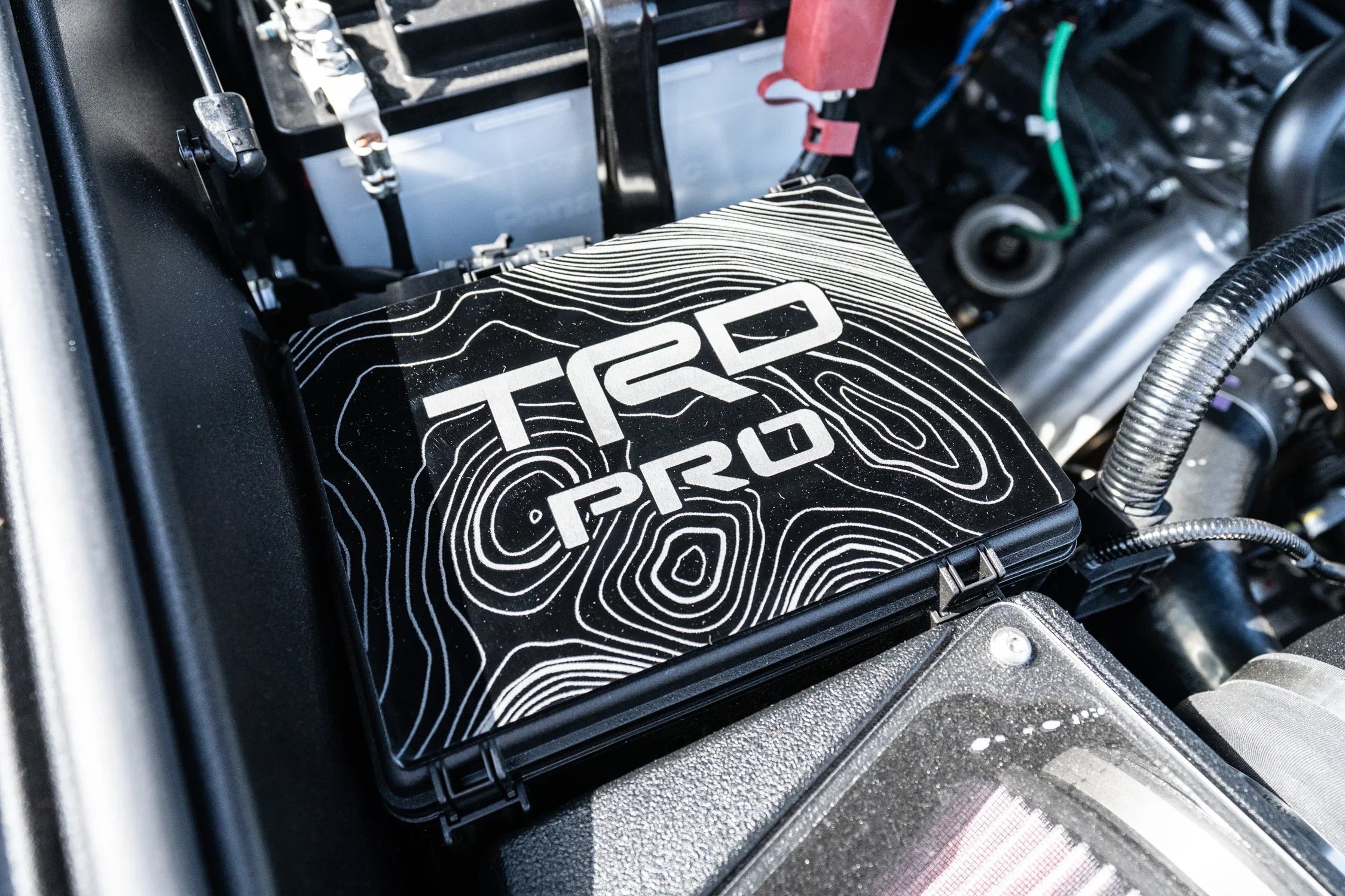 TRD Pro Special Edition Passenger Side Fuse Box Acrylic Plate - 2024+ Tacoma / 2025+ 4Runner StickerFab
