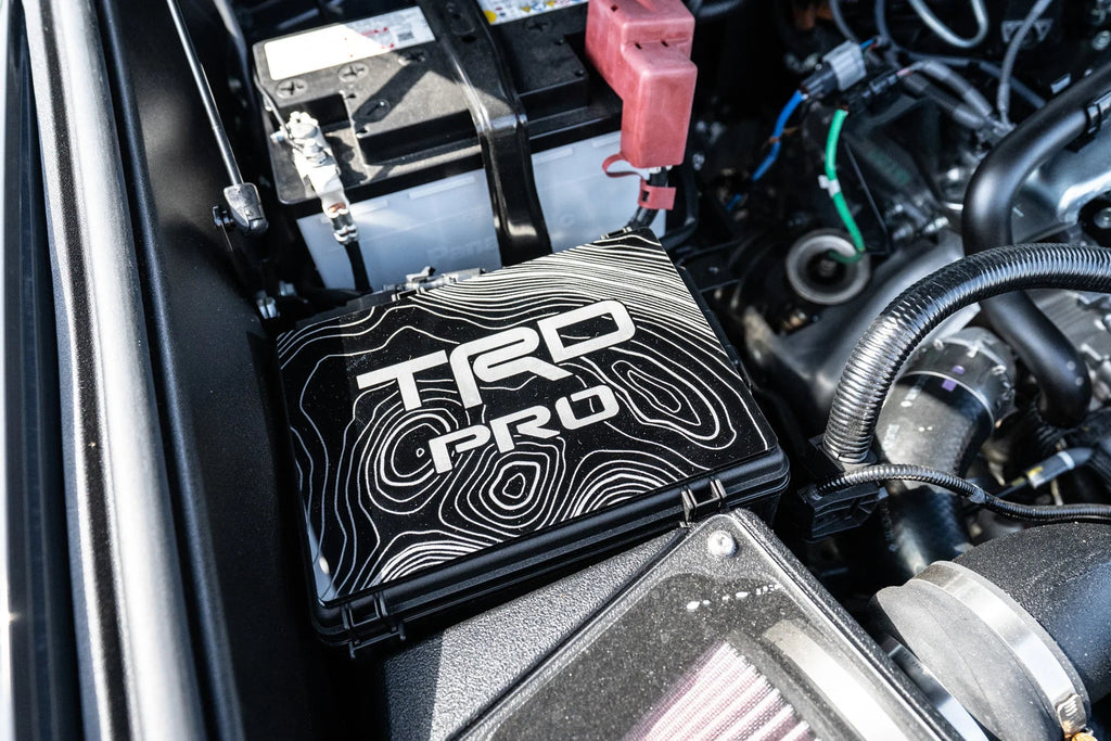 TRD Pro Special Edition Passenger Side Fuse Box Acrylic Plate - 2024+ Tacoma / 2025+ 4Runner StickerFab