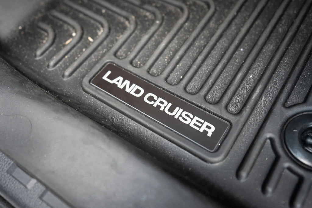 Land Cruiser Weathertech or Husky Floor Mat Logo (Etched) - Universal StickerFab