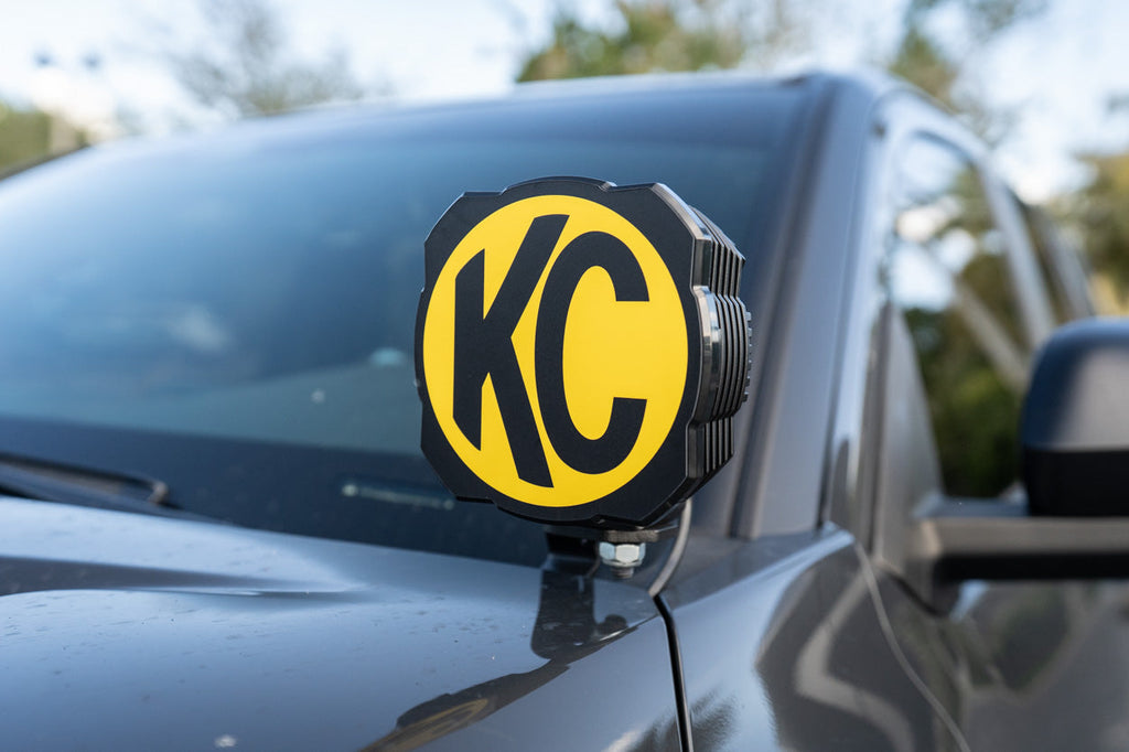 KC HiLITES Era 4 ROUND Series Light Cover Overlays - Universal StickerFab