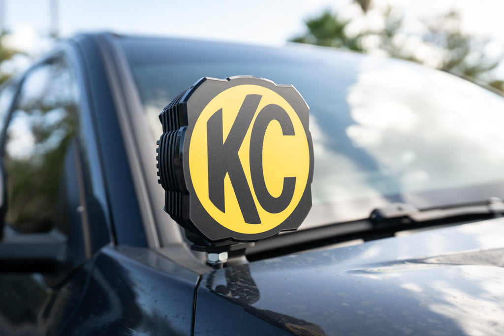 KC HiLITES Era 4 ROUND Series Light Cover Overlays - Universal StickerFab