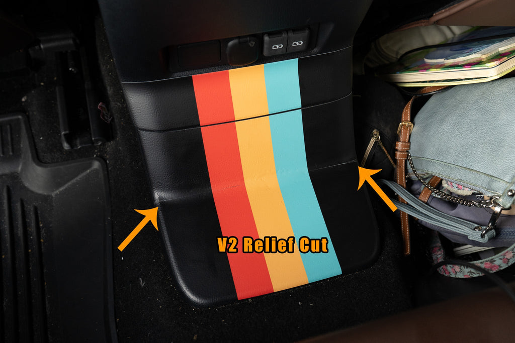 Heritage Rear Center Console Panel Protection - 2024+ Land Cruiser StickerFab
