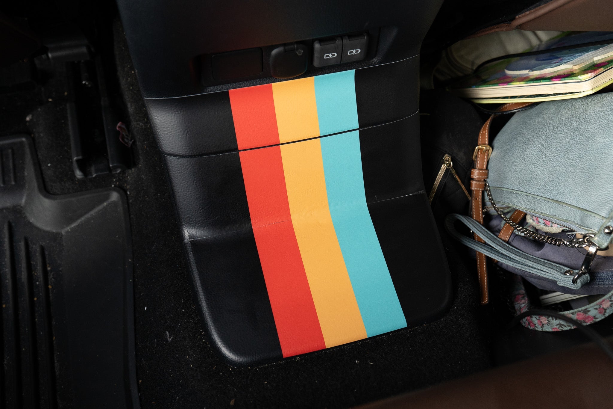 Heritage Rear Center Console Panel Protection - 2024+ Land Cruiser StickerFab