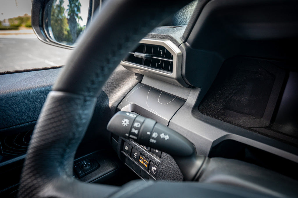 Full Width Topographic Dash Wrap - 2025+ 4Runner StickerFab
