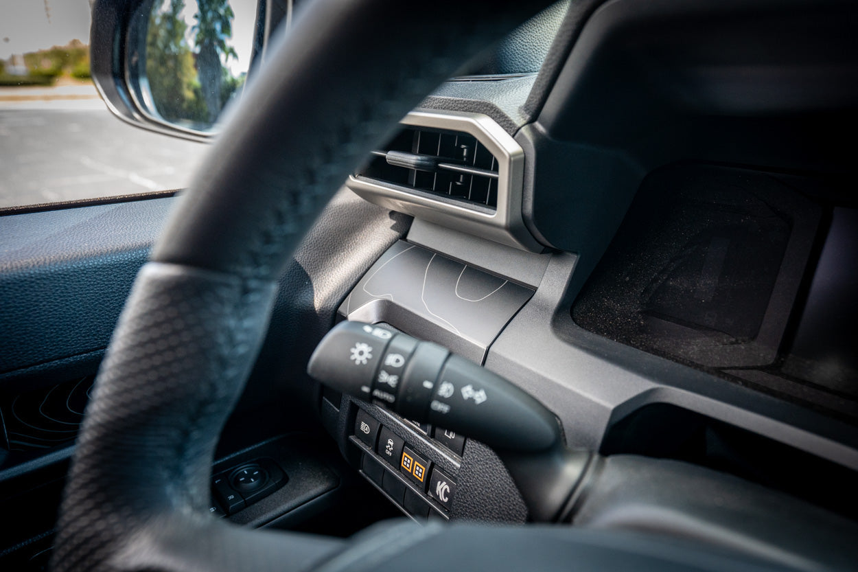 Full Width Topographic Dash Wrap - 2025+ 4Runner StickerFab