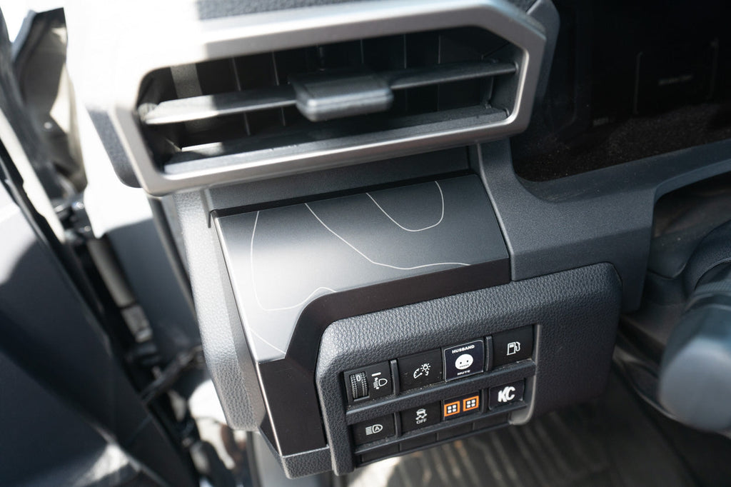 Full Width Topographic Dash Wrap - 2025+ 4Runner StickerFab