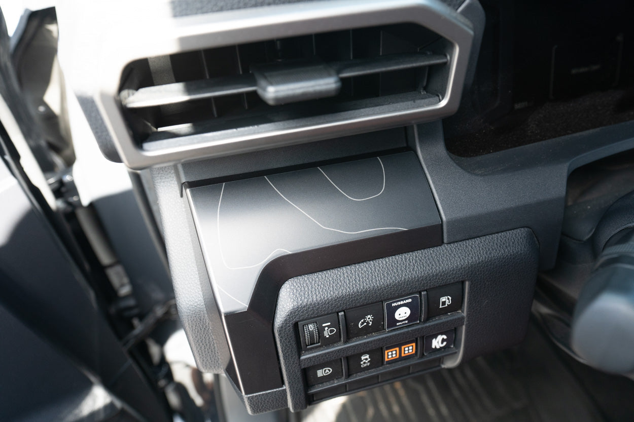Full Width Topographic Dash Wrap - 2025+ 4Runner StickerFab