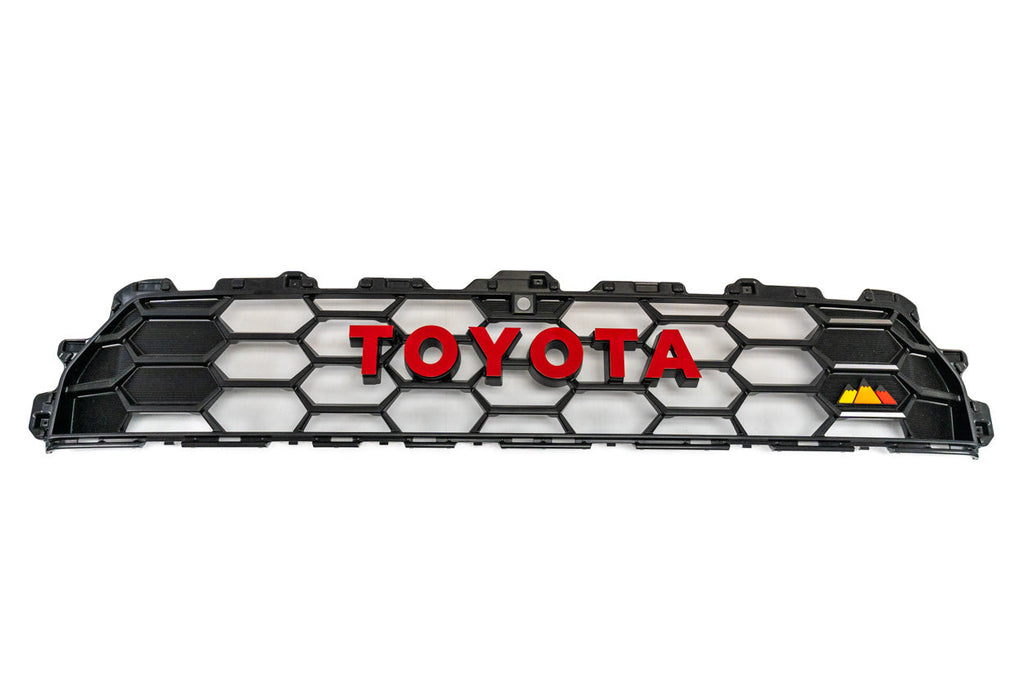 StickerFab Tri Color TRD Style Grille Emblem Version 2- 2024+ Tacoma / 2025+ 4Runner StickerFab