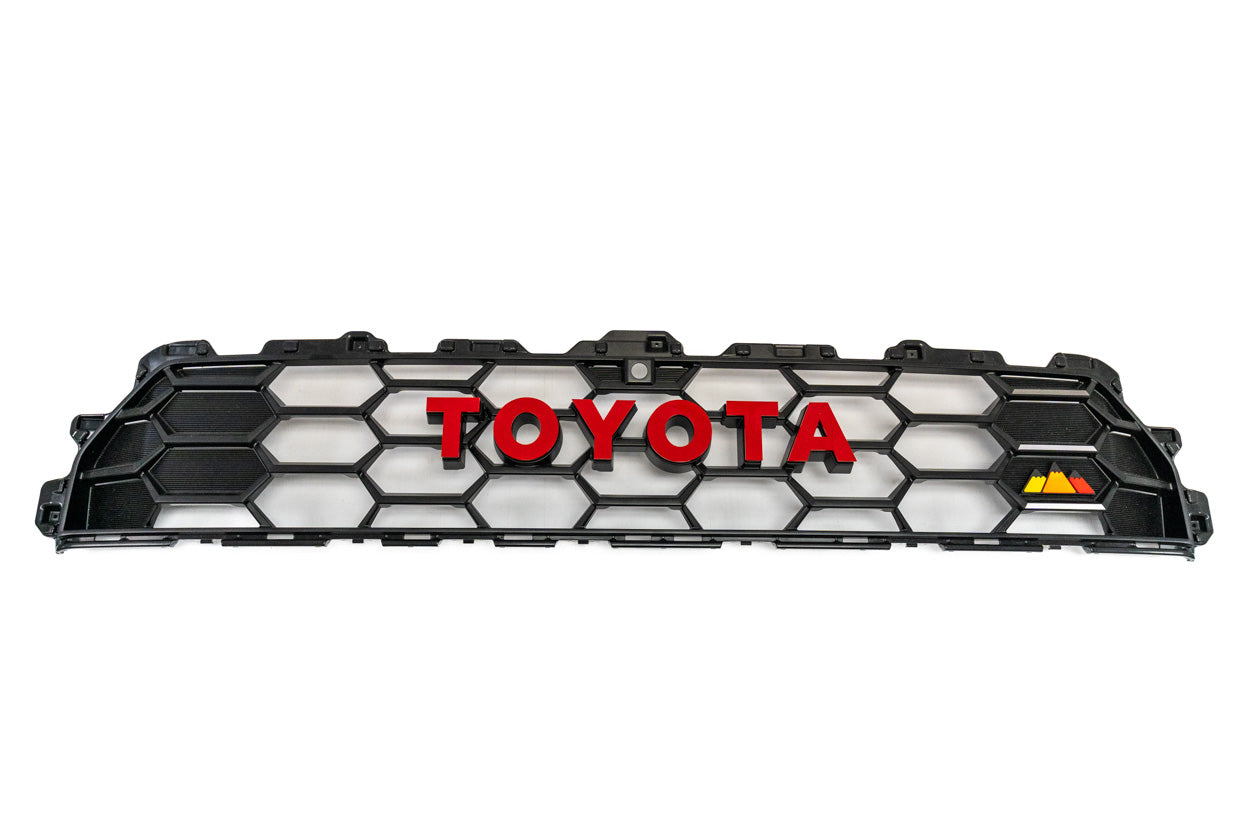 StickerFab Tri Color TRD Style Grille Emblem Version 2- 2024+ Tacoma / 2025+ 4Runner StickerFab