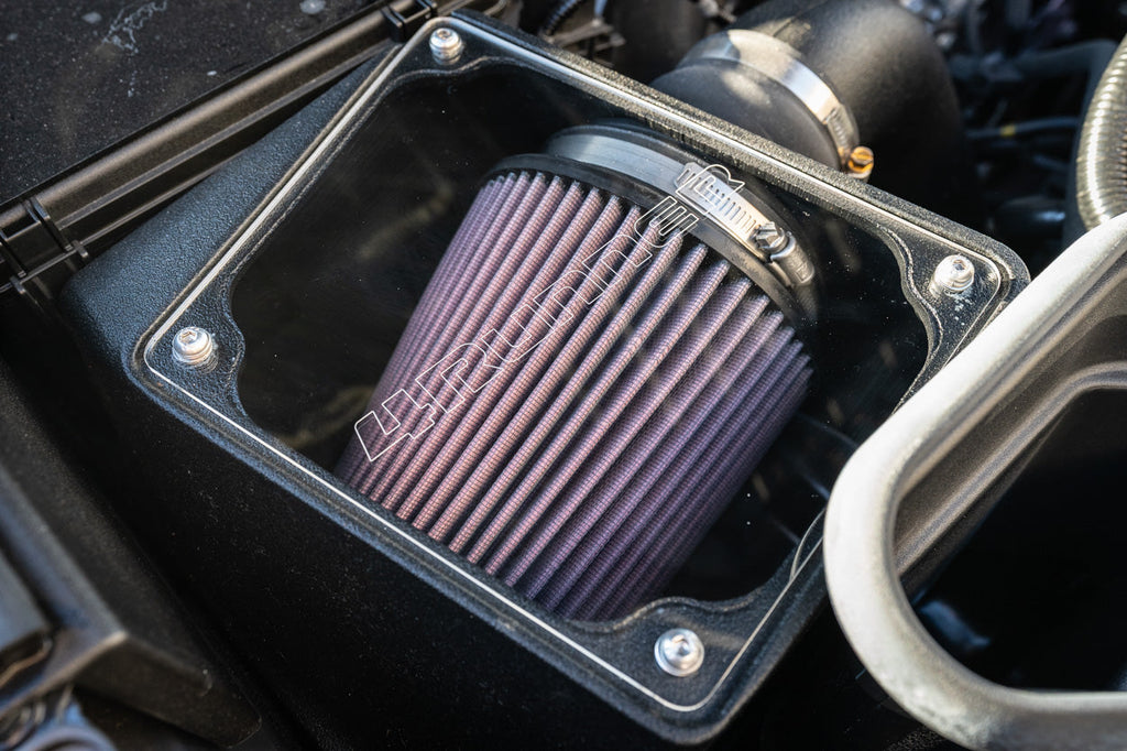 Acrylic Window for K&N 63 Series Air Intake - 2024+ Land Cruiser / Tacoma / 2025+ 4Runner StickerFab