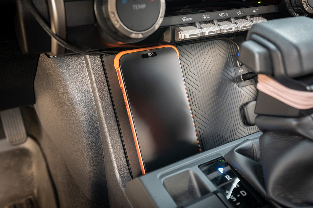25W Magsafe Wireless Charger Pad for Factory Cubby - 2024+ Tacoma / 2025+ 4Runner StickerFab