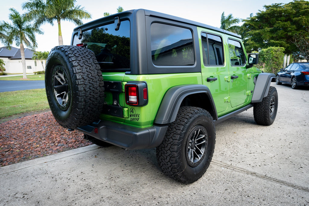 4 Wheel Drive Decal fits Jeep Wrangler / Gladiator / Willys StickerFab
