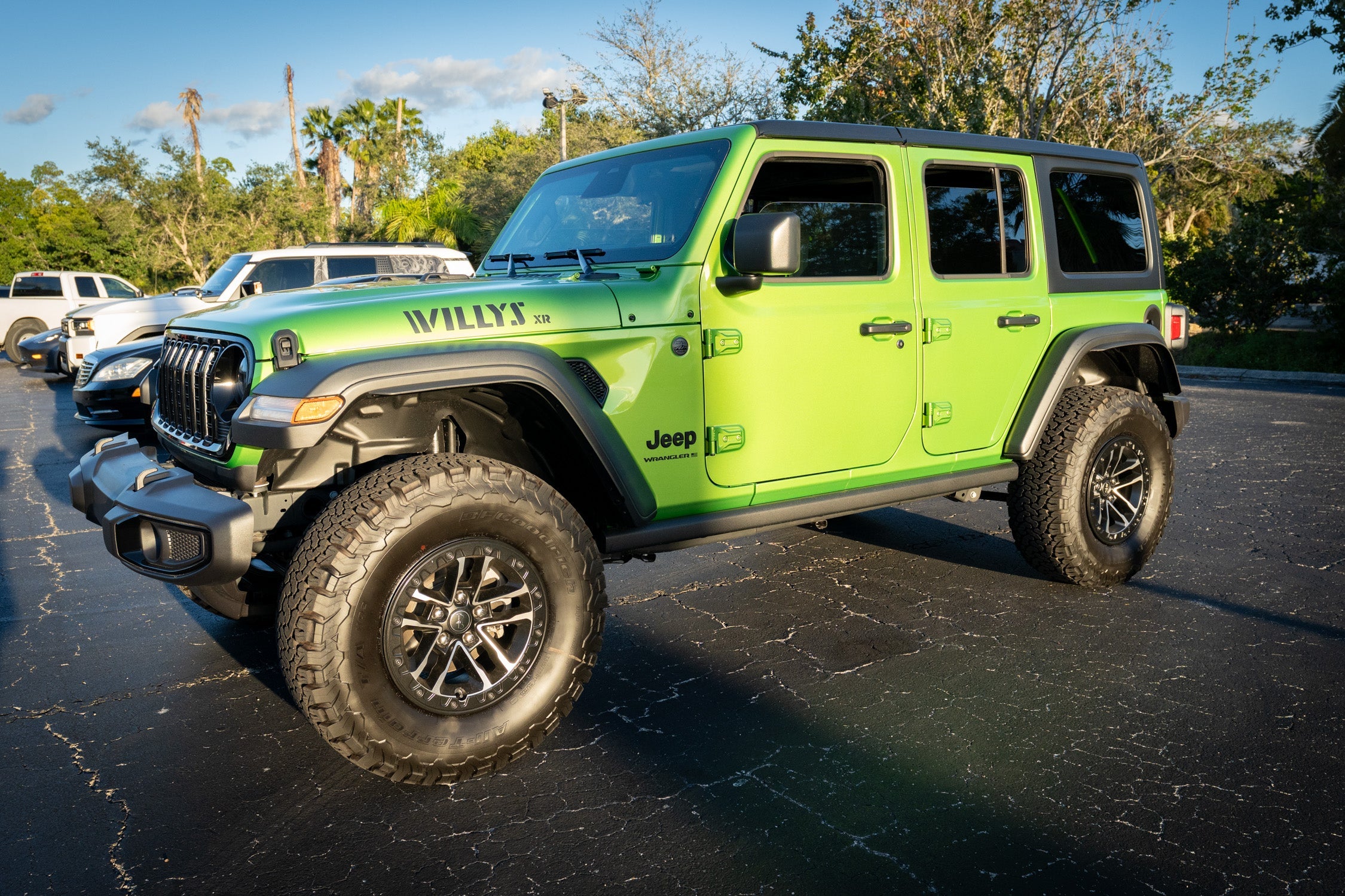 XR Stencil Style Hood Decals - 2022+ Wrangler Willys Xtreme Recon StickerFab