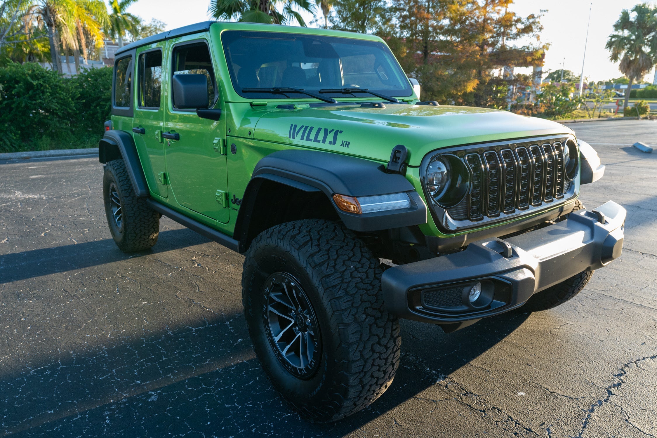 XR Stencil Style Hood Decals - 2022+ Wrangler Willys Xtreme Recon StickerFab