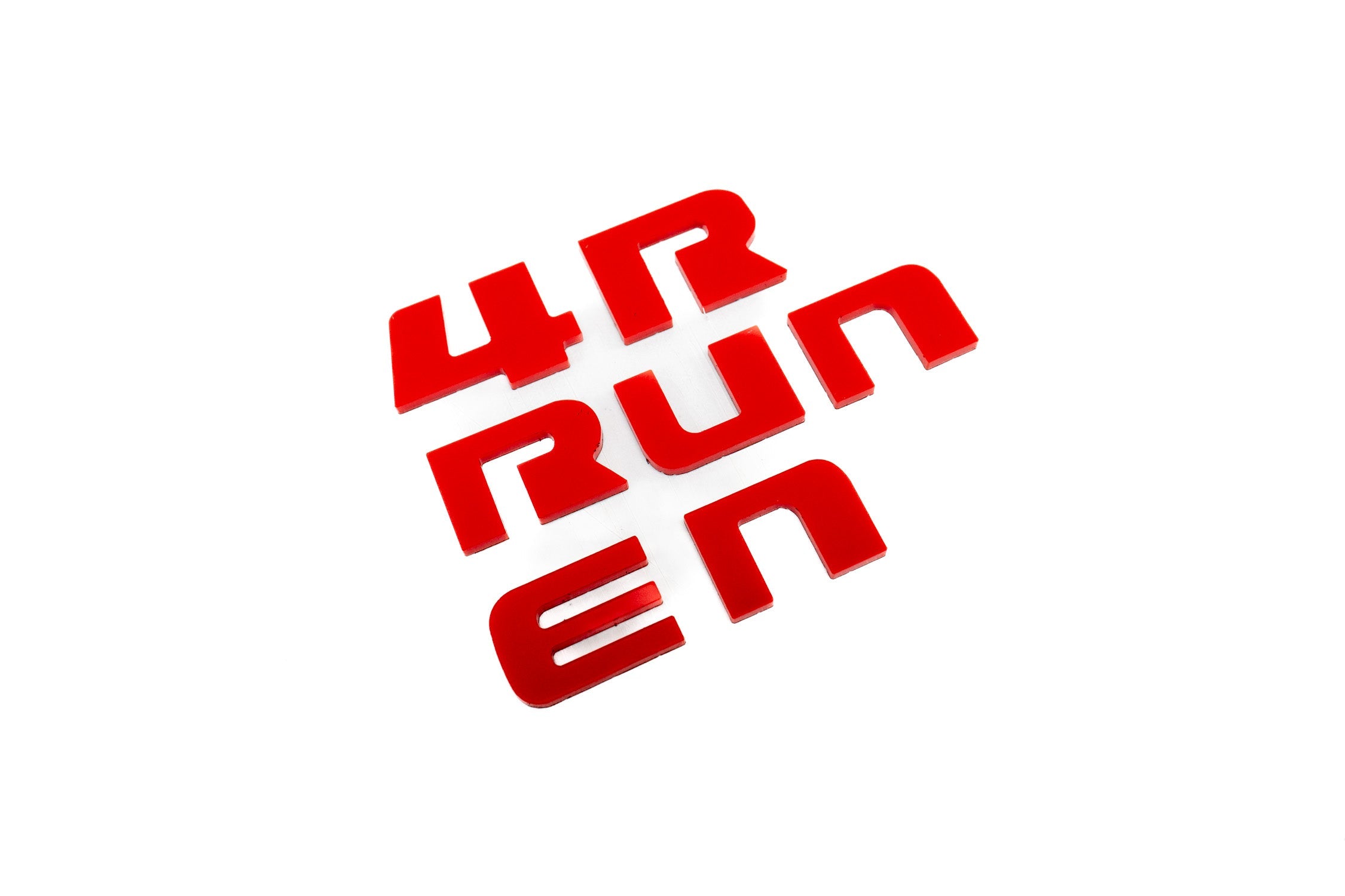 "4RUNNER" Dash Letters with Template - 2025+ 4Runner StickerFab