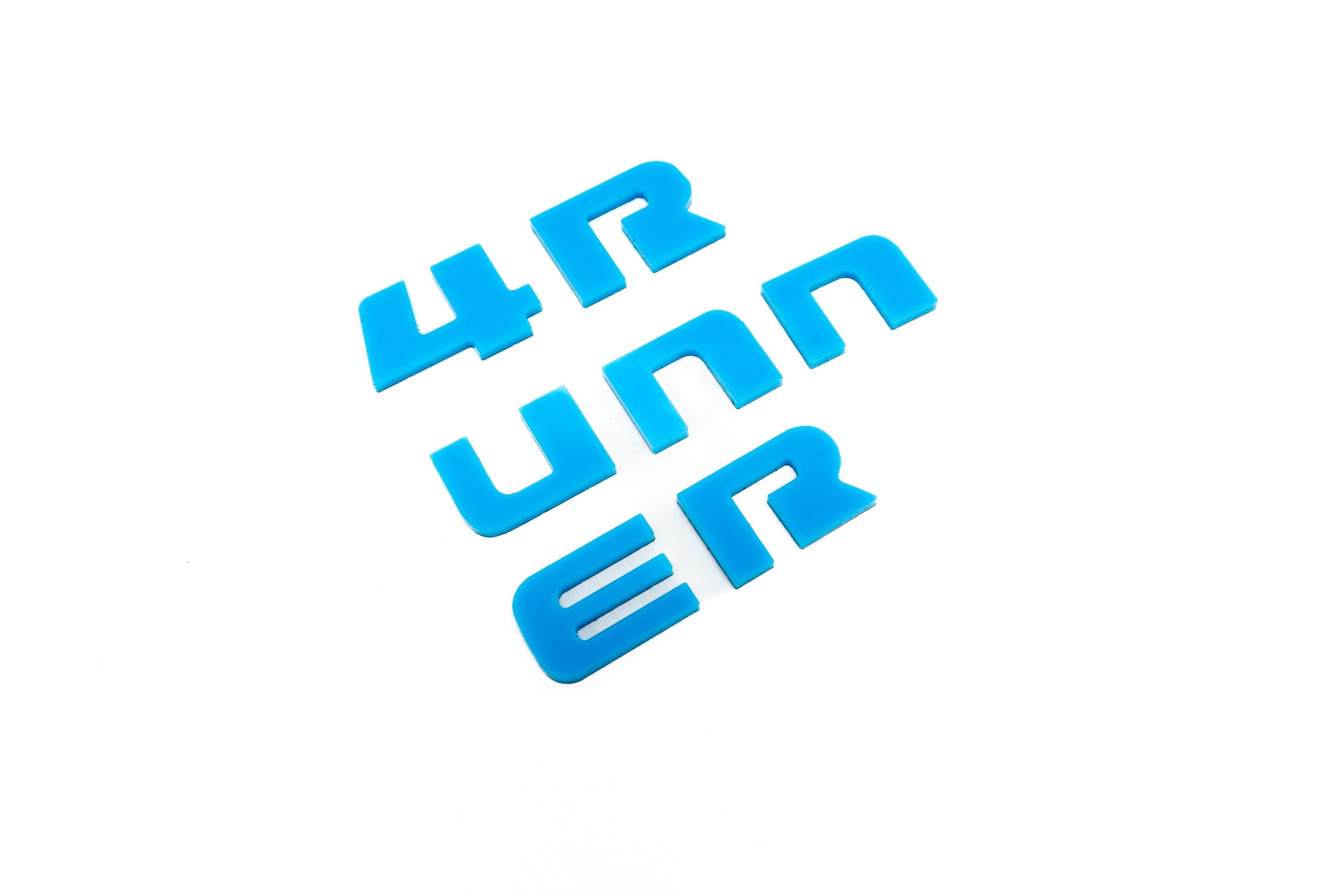 "4RUNNER" Dash Letters with Template - 2025+ 4Runner StickerFab