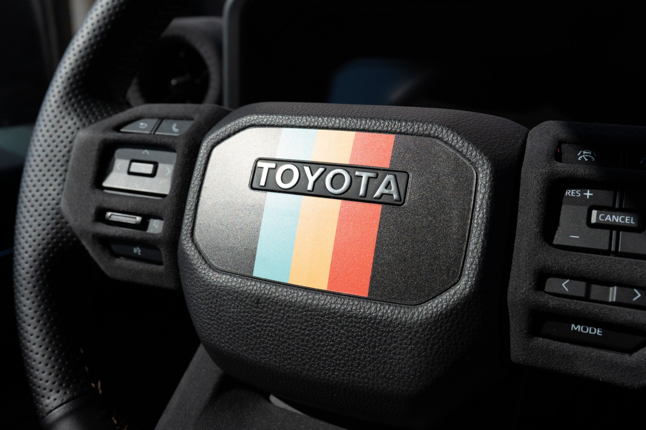 Heritage Steering Wheel Overlay - 2024+ Land Cruiser StickerFab