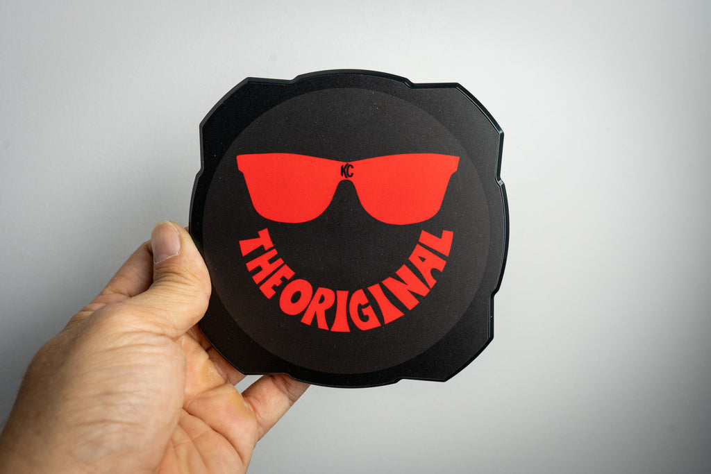 KC HiLITES Era 4 ROUND Series Light Cover Overlays - Universal StickerFab
